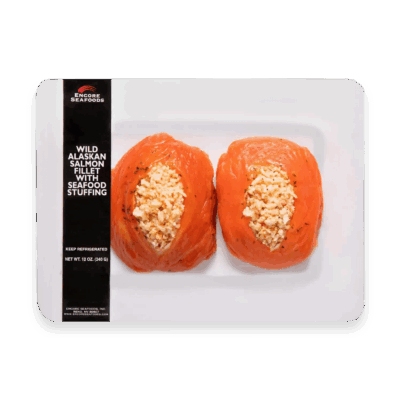 Encore Seafoods Stuffed Alaskan Salmon
