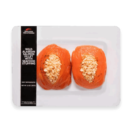 Encore Seafoods Stuffed Alaskan Salmon