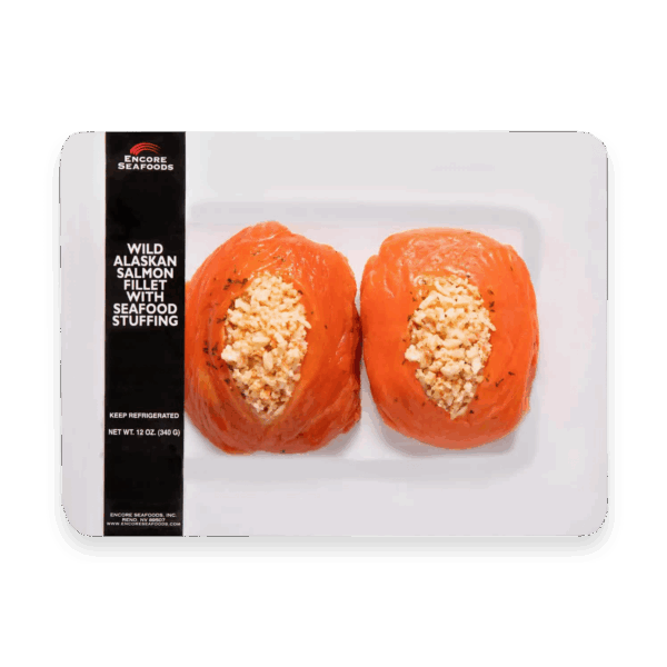 Encore Seafoods Stuffed Alaskan Salmon