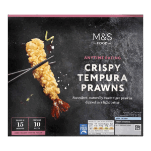 M&S 10 Tempura Tiger Prawns Frozen