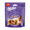 MILKA Mini Cookies with pieces of chocolate partially covered with milk chocolate, 100g