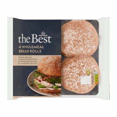 Morrisons The Best Wholemeal Rolls