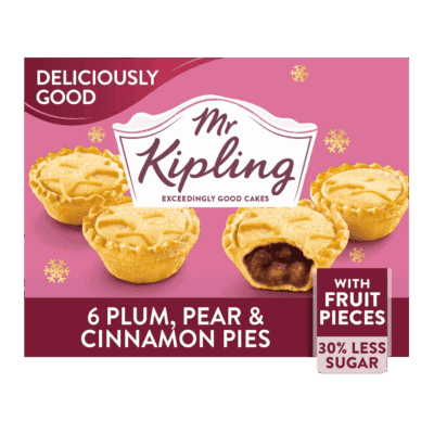 Mr Kipling 6 Deliciously Good Plum Pear And Cinnamon Pies