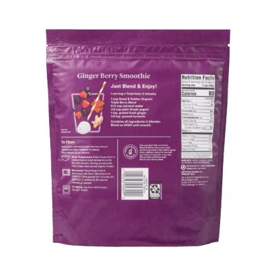 Organic Frozen Triple Berry Blend - Imagem 2