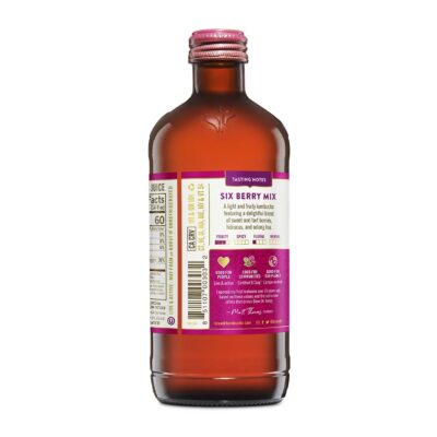 Brew Dr. Kombucha Organic Superberry Tea Drink, 14 Fl Oz Bottle - Imagem 2