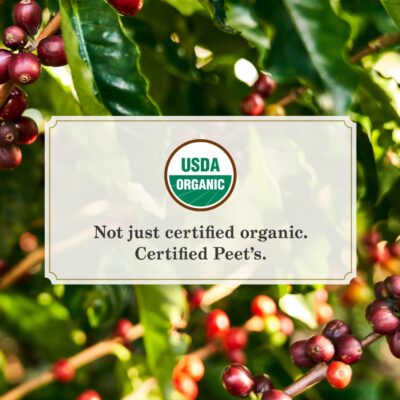 Peet's Coffee Organic French Roast, Dark Roast Ground Coffee, 18 oz Bag - Imagem 4