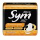 Absorventes ação ultra seca 10 cápsulas de absorção com abas 360 Sym