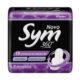 Absorventes cobertura suave 10 cápsulas de absorção com abas 360 Sym