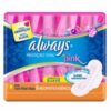 Absorventes Pink proteçao total cobertura suave com abas Always