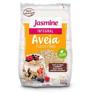 Aveia integral em flocos finos Jasmine 200g