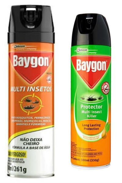 Kit Inseticida aerosol Ação Total e Multi insetos Baygon
