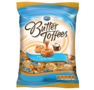 Bala butter toffee de leite Arcor 500g