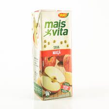 Bebida a base de soja sabor maçã Mais Vita Yoki 1lt.