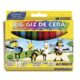 Big giz de cera triangular Acrilex 12 cores