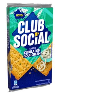Biscoito Club Social Cebola com Sour Cream Pack 141g