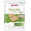 Biscoito snack integral salgado de alho e orégano Jasmine 80g