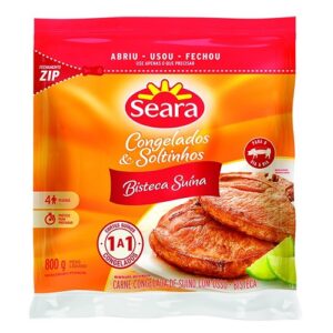 Bisteca Suína Seara Congelada 800g