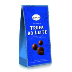 Bombom Trufa de chocolate Ao leite Topcau 92g