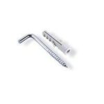 Bucha de nylon 8mm e escapula - cartela com 4
