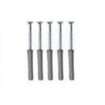 Bucha universal de 8mm com aba e parafuso - cartela com 5