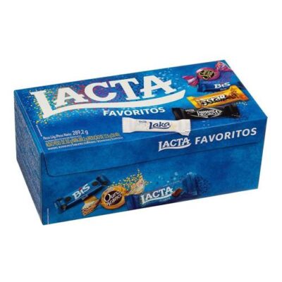 Caixas de bombons favoritos Lacta 250g