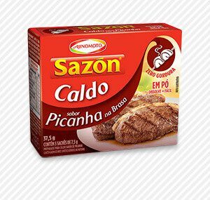 Caldo em pó picanha Sazon 37g