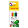 Caneta hidrográfica Neo Pen Mirim Compactor 6 cores