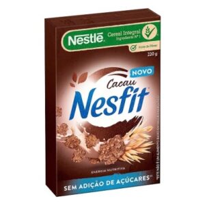 Cereal matinal integral cacau sem adição de açucar Nesfit Nestlé 220g