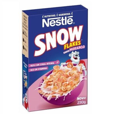 Cereal Snow flakes de Morango Nestlé 230g