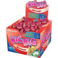 Chiclete Big Big morango 100x1