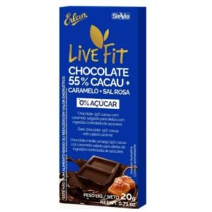 Chocolate 55% Caramelo Zero Live Fit 20g