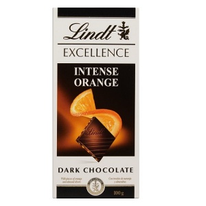 Chocolate amargo Intense Orange Lindt Excellence 100g