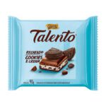 Chocolate ao leite recheado cookies e creme Talento 90g