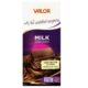 Chocolate ao leite sem glúten e sem adição de açucar Valor 100g