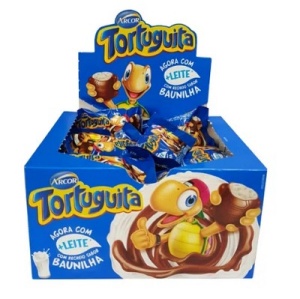 Chocolate ao leite Tortuguita baunilha 432g