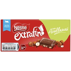 Chocolate Nestlé Extrafino Ao Leite Com Avelãs 123g