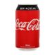 Coca Cola sem açúcar lata 350ml.