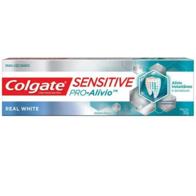 Creme Dental Colgate Sensitive Pró Alívio Real White 110g