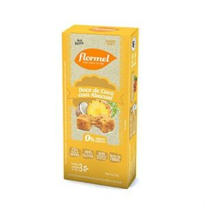 Doce de coco c/ abacaxi zero adição de açúcar Flormel 75g