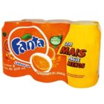 Fanta Laranja lata 350ml. (pacote c 6 unid.)