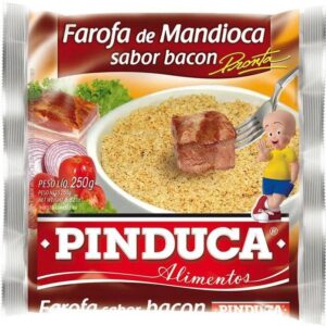 Farofa de Mandioca Pronta Bacon Pinduca 250g