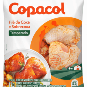 Filé De Coxa e Sobrecoxa Temperado Copacol 1kg