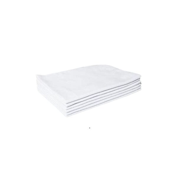 Flanela Branca 28x38  CCA