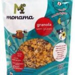 Granola sem glúten com chia, semente de girassol e linhaça Monama 250g