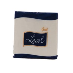 Guardanapo de papel branco Leal Gold folha dupla grande 33x33cm (50 unid.)