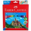 Lápis de cor Ecolápis linha vermelha Faber Castell 48 cores