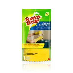 Luvas Scotch Brite multiuso tamanho grande (amarela)