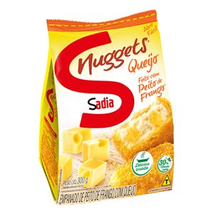 Nuggets de frango com queijo Sadia 300g.