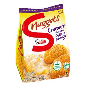 Nuggets de frango crocante Sadia 300g.