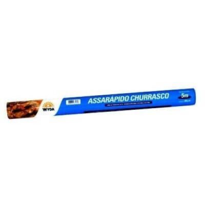 Papel assa rápido ideal p/ carnes, peixes e aves Wyda 46cmx5mts